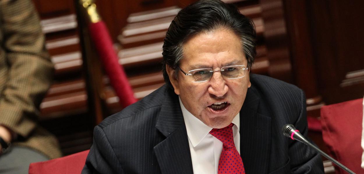 O ex-presidente do Peru Alejandro Toledo