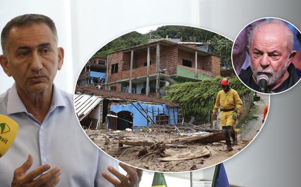 Waldez Góes | Casas destruídas em deslizamentos na Barra do Sahy após tempestades no litoral norte de São Paulo |  Lula