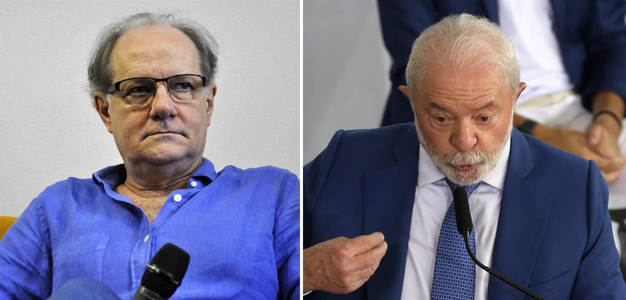 Mario Vitor Santos (à esq.) e Luiz Inácio Lula da Silva