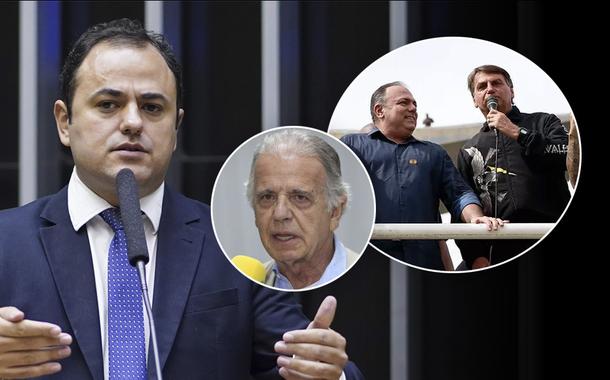 Da esq. para a dir.: Glauber Braga, José Múcio, Eduardo Pazuello e Jair Bolsonaro