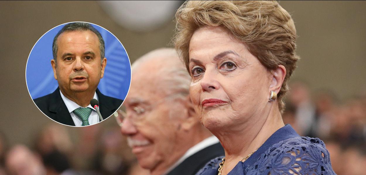 Rogério Marinho e Dilma Rousseff
