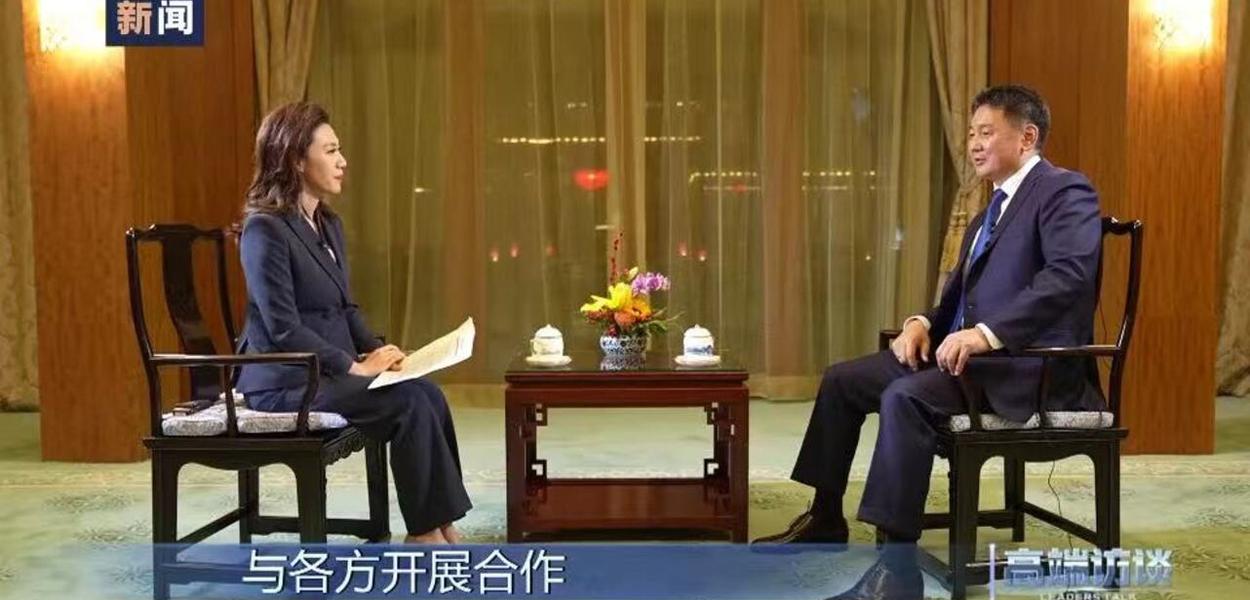 Presidente da Mongólia concede entrevista à mídia chinesa