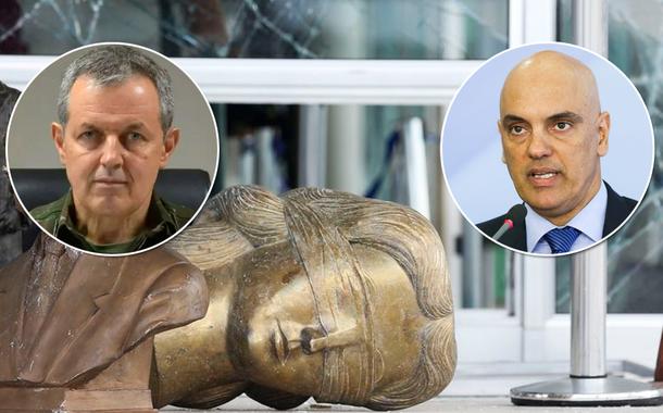 General Tomás Miguel Ribeiro Paiva e ministro do STF Alexandre de Moraes