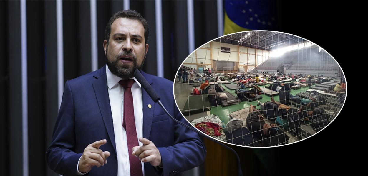 Guilherme Boulos | Trabalhadores resgatados em regime análogo à escravidão foram alojados em ginásio de Bento Gonçalves