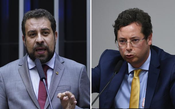Guilherme Boulos e Fabio Wajngarten