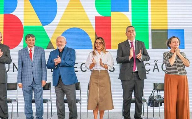 Jean Pierre Tertuliano Câmara, Wellington Dias, Lula, Janja, Márcio Macêdo e Elisabetta Recine