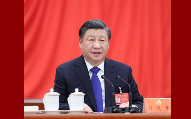 Xi Jinping na 2ª Sessão Plenária do 20º Comitê Central do Partido Comunista da China