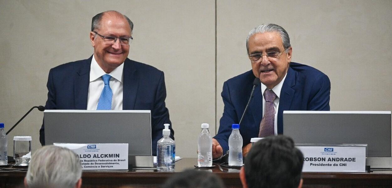 Geraldo Alckmin e Robson Andrade