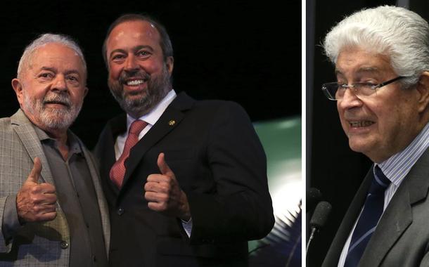 Luiz Inácio Lula da Silva, Alexandre Silveira e Roberto Requião