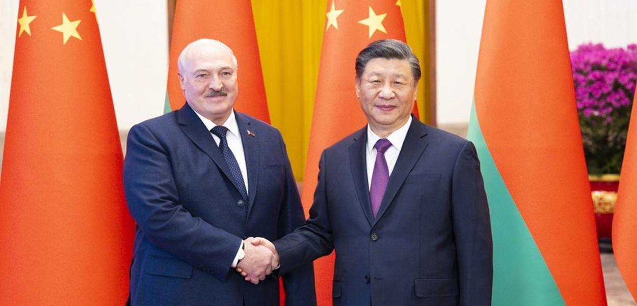 Xi Jinping e Alexander Lukashenko