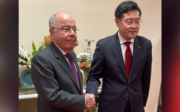 Mauro Vieira e Qin Gang