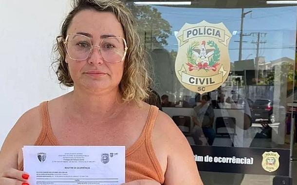 Após registrar o boletim de ocorrência, Jane Becker chegou a passar mal e precisou ser hospitalizada