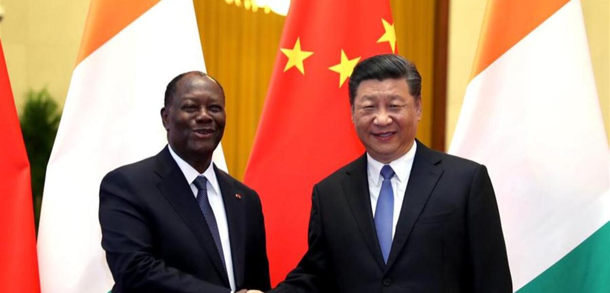 Xi Jinping e Alassane Ouattara