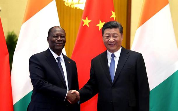 Xi Jinping e Alassane Ouattara