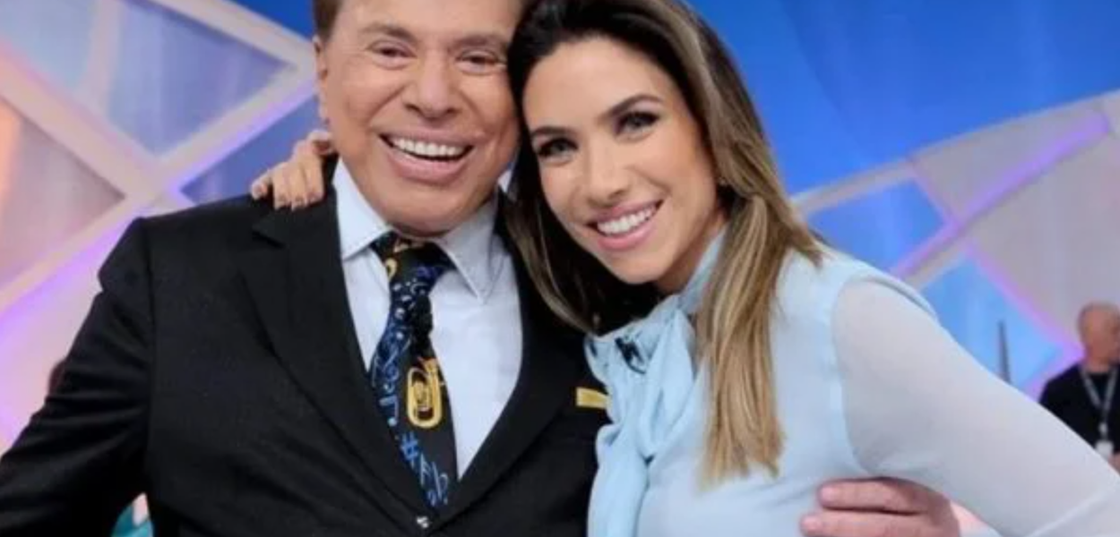 Silvio Santos e Patrícia Abravanel