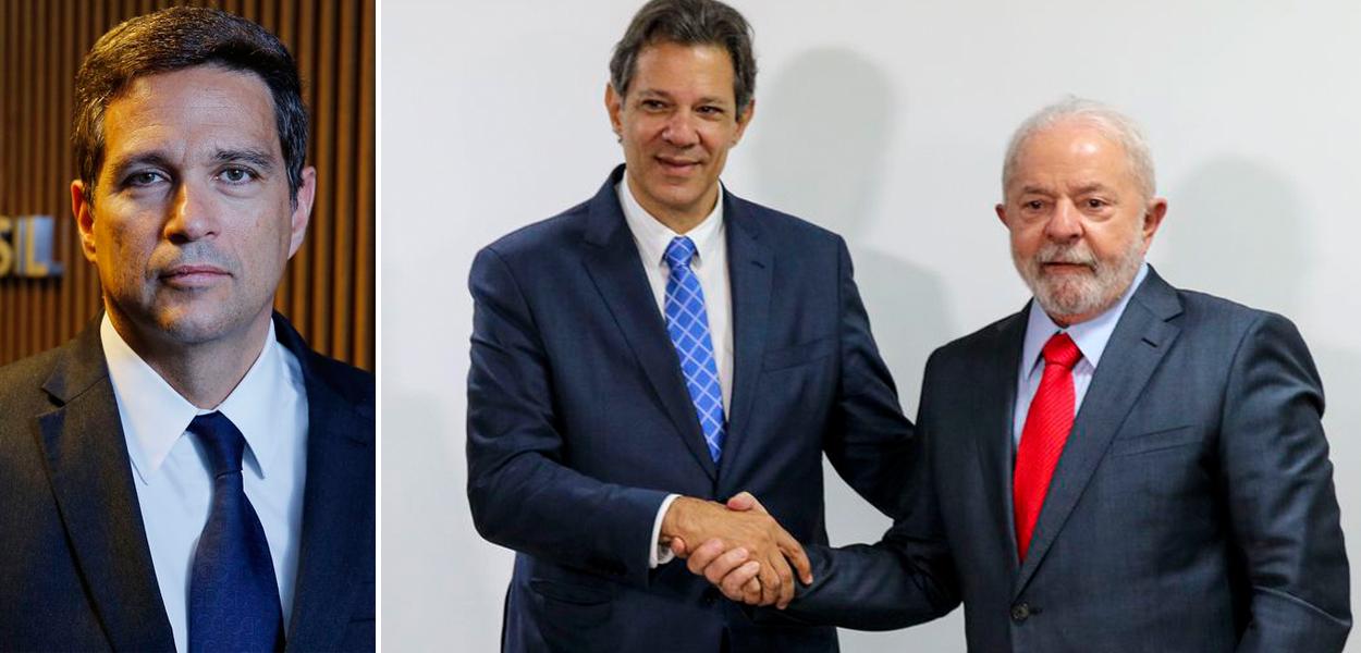 Roberto Campos Neto, Fernando Haddad e Lula