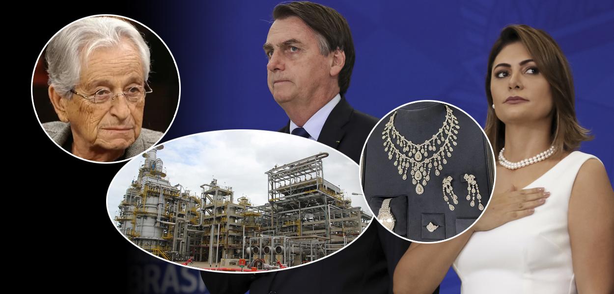 Fernando Gabeira, Jair e Michelle Bolsonaro, RLAM e joias