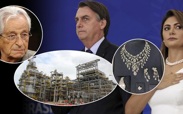 Fernando Gabeira, Jair e Michelle Bolsonaro, RLAM e joias