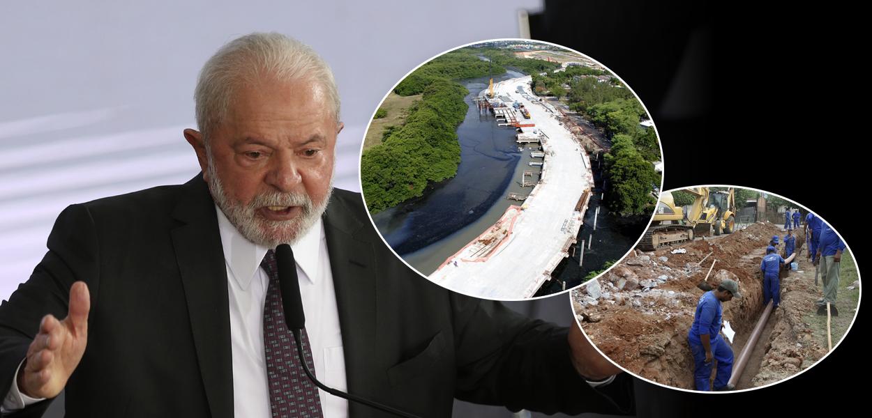 Luiz Inácio Lula da Silva e obras do PAC