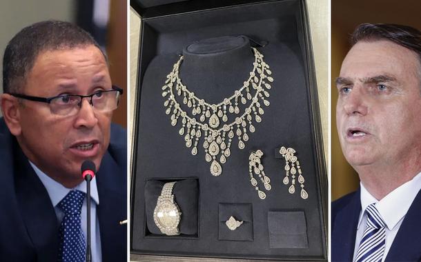 José Roberto Bueno Junior e Jair Bolsonaro