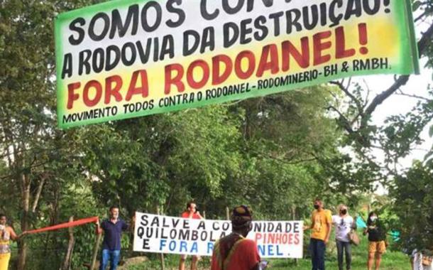 Ato Público e Abraço ao Cemitério dos Negros escravizados em Santa Luzia, MG: luta contra o Rodoanel/Rodominério na RMBH.