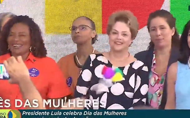 Margareth Menezes, Marina Silva, Dilma Rousseff, Esther Dweck e Lu Alckmin