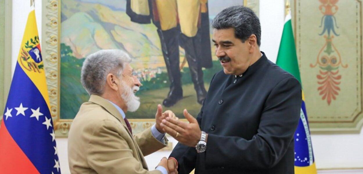 Celso Amorim e Nicolás Maduro