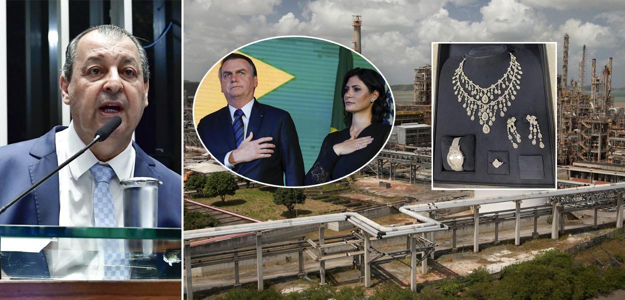 Omar Aziz, Bolsonaro com Michelle, joias e RLAM