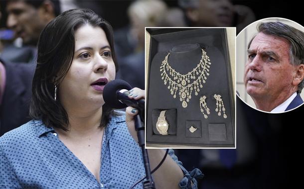 Sâmia Bomfim, Jair Bolsonaro e as joias