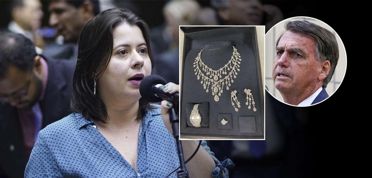 Sâmia Bomfim, Jair Bolsonaro e as joias