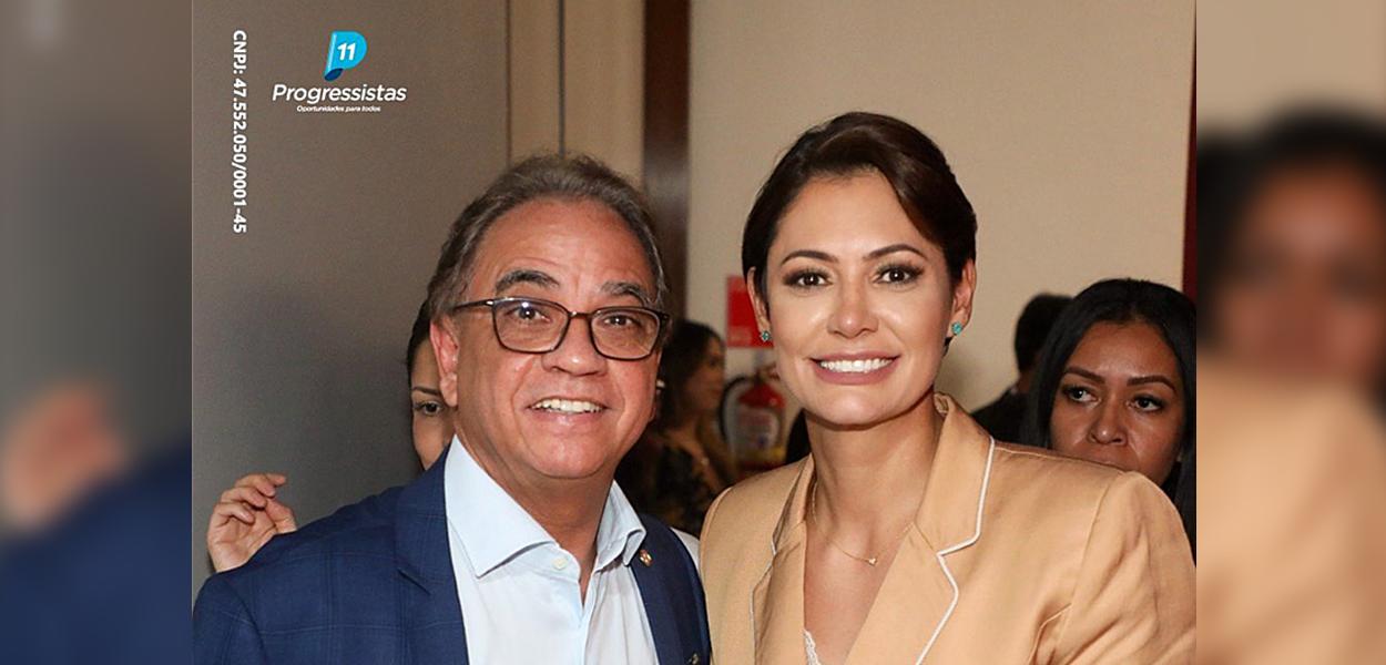 Ronaldo Fonseca e Michelle Bolsonaro