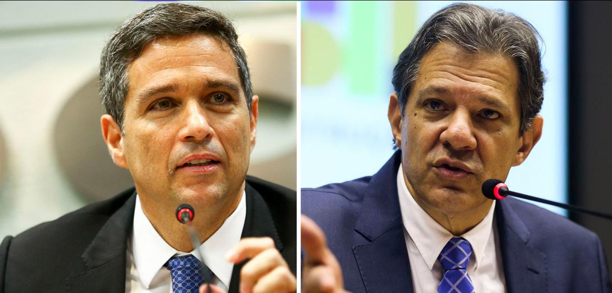 Montagem: Roberto Campos Neto e Fernando Haddad