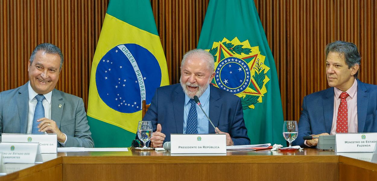 Rui Costa, Lula e Fernando Haddad