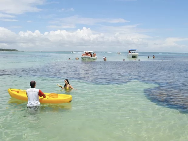 Praia de Boipeba, na Bahia