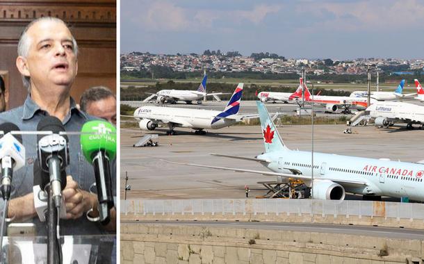 Márcio França e aviões