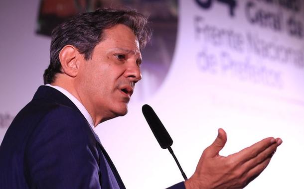 O ministro da Fazenda, Fernando Haddad