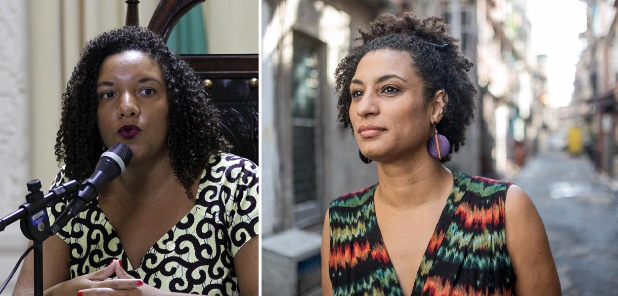 Renata Souza e Marielle Franco (Foto: Thiago Lontra/Alerj | Mídia NINJA) Renata Souza e Marielle Franco