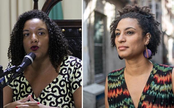 Renata Souza e Marielle Franco
