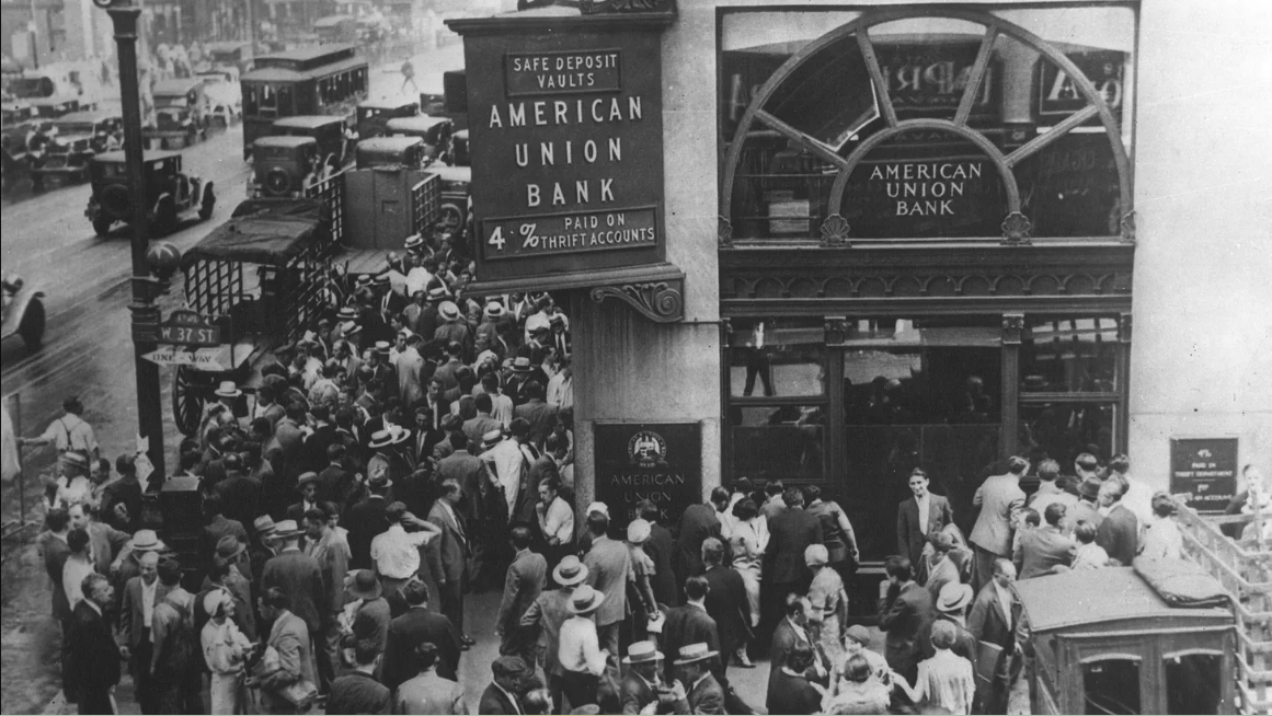 A corrida ao American Union Bank em 1932