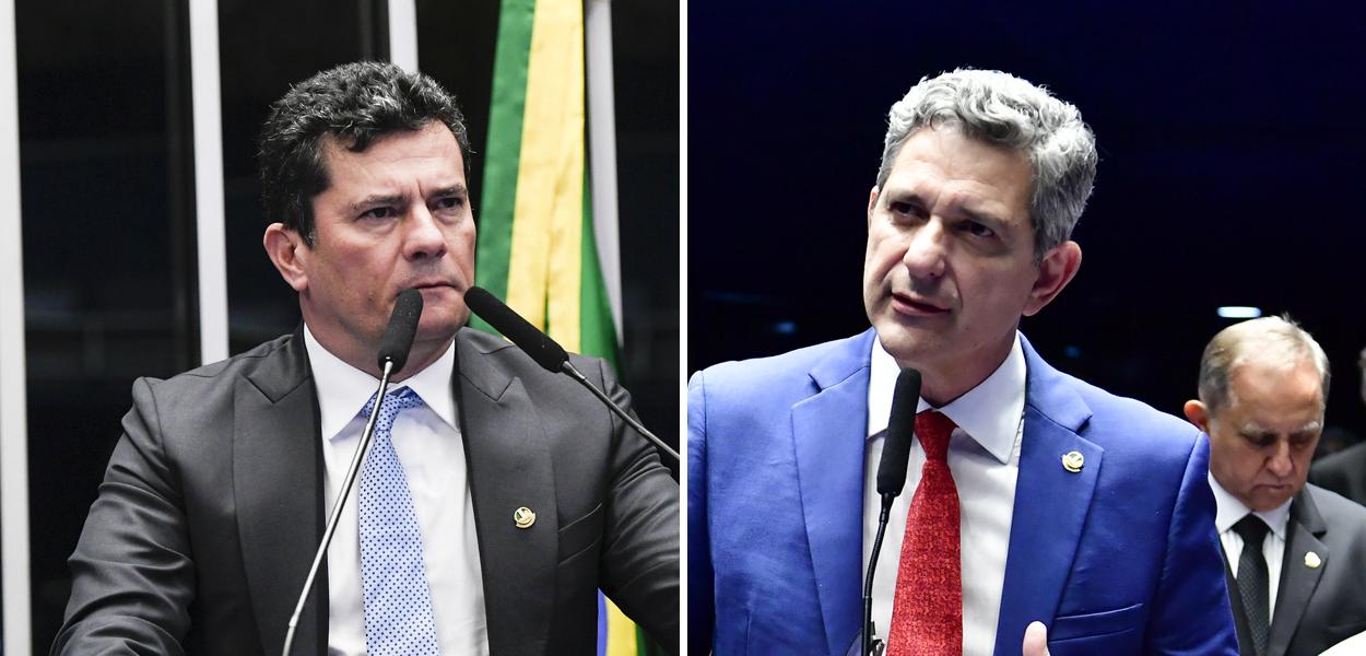 Sergio Moro e Rogério Carvalho