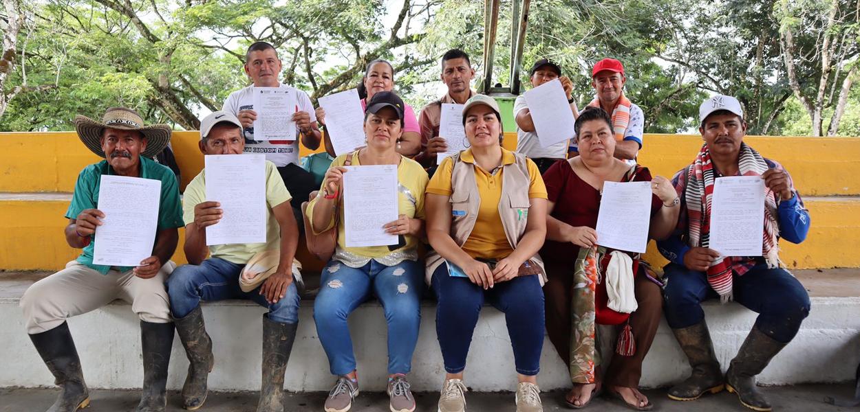 70% das mais de 400.000 solicitações de formalização, adjudicação e venda de terras estão nos departamentos pertencentes à região do Caribe (Foto: Agencia Nacional de Tierras) 70% das mais de 400.000 solicitações de formalização, adjudicação e venda de terras estão nos departamentos pertencentes à região do Caribe