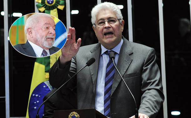 Luiz Inácio Lula da Silva (à esq.) e Roberto Requião