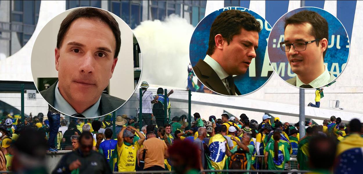 Atos terroristas de 8/1, Eduardo Fernando Appio, Sérgio Moro e Deltan Dallagnol