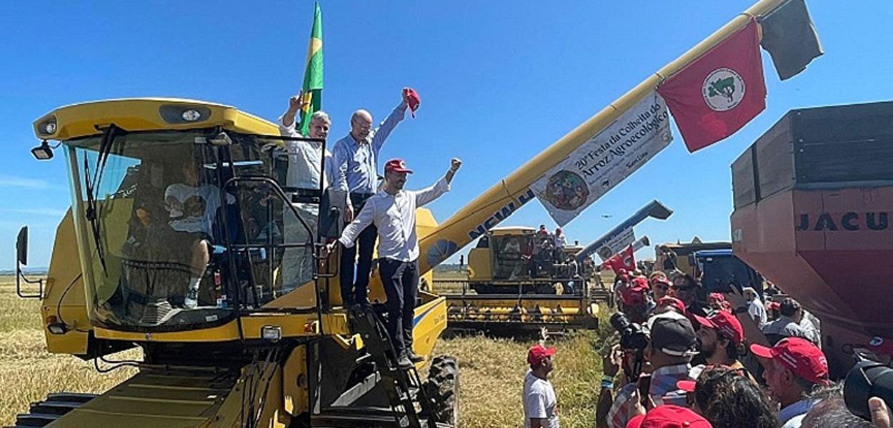 Festa marca o início simbólico da colheita que deve se estender até abril