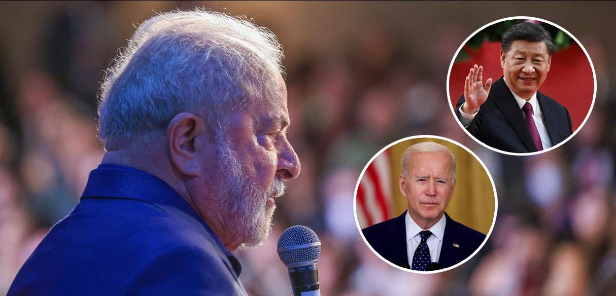 Luiz Inácio Lula da Silva, Joe Biden e Xi Jinping