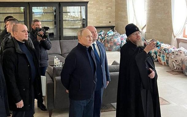 Presidente russo, Vladimir Putin, visita a região da Crimeia - 18.03.2023