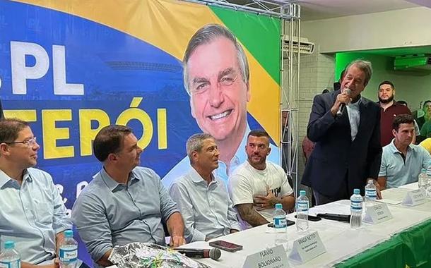 Valdemar Costa Neto fala durante encontro do PL no Rio de Janeiro