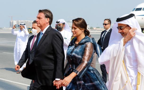 Jair Bolsonaro e Michelle Bolsonaro