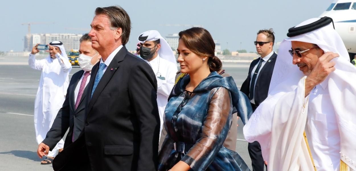 Jair Bolsonaro e Michelle Bolsonaro