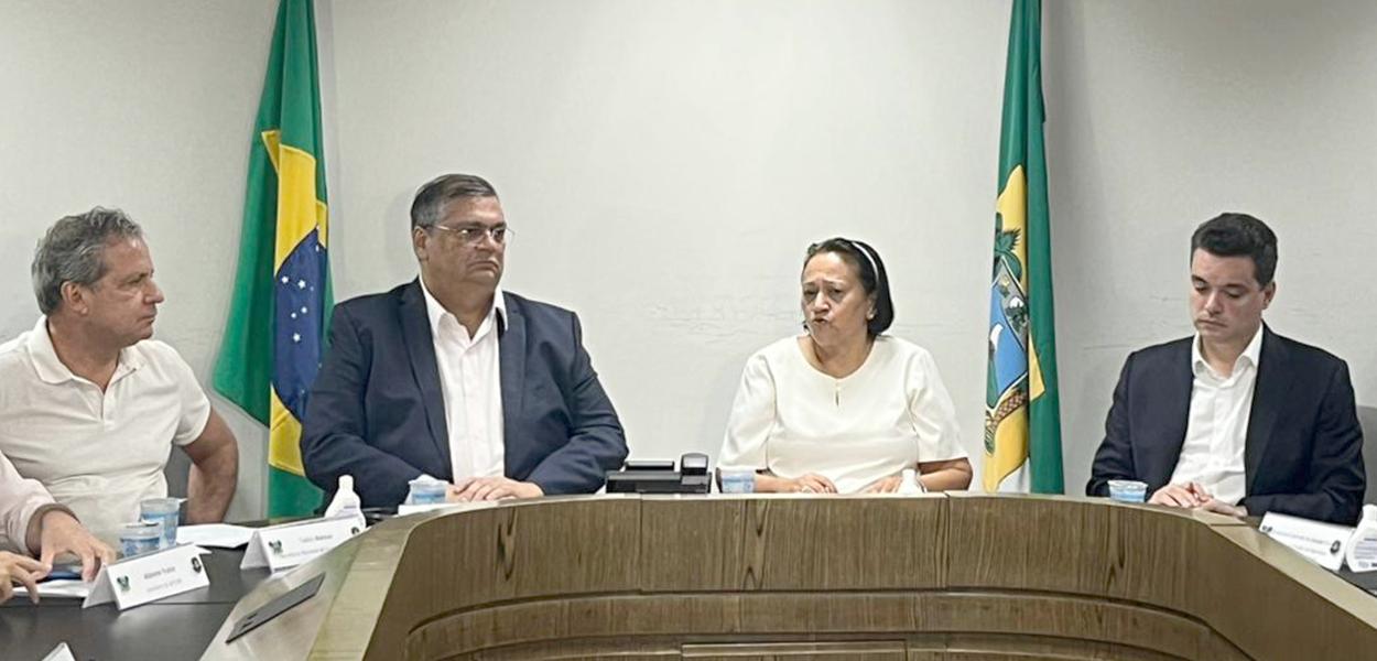 Ministro Flávio Dino anuncia liberação de R$ 100 milhões ao Rio Grande do Nortes - 20.03.2023 (Foto: Divulgação/Ministério da Justiça) Ministro Flávio Dino anuncia liberação de R$ 100 milhões ao Rio Grande do Nortes - 20.03.2023